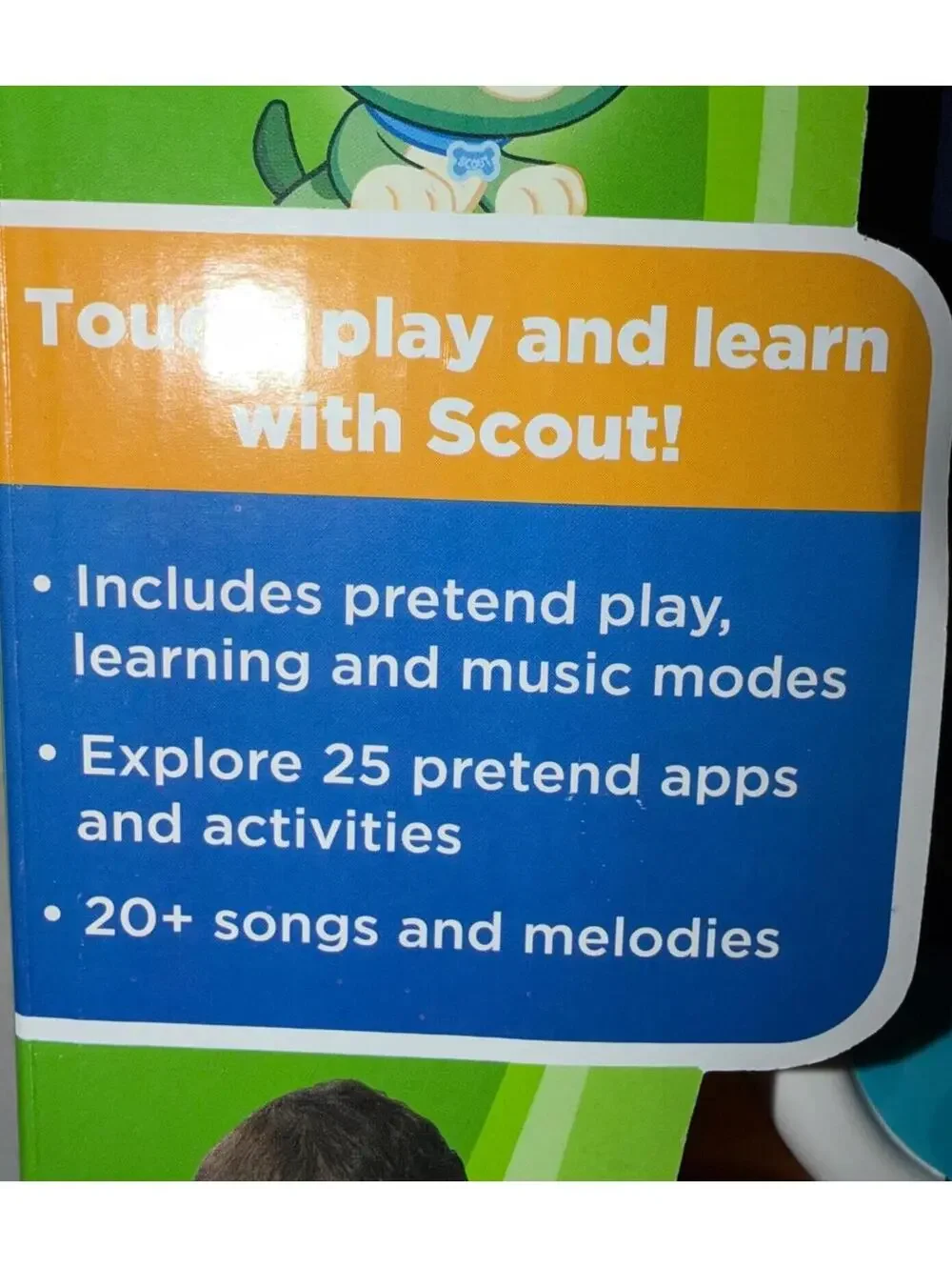 LeapFrog My First Learning Tablet Scout Light Up Touch Screen 12+ Months Pretend
